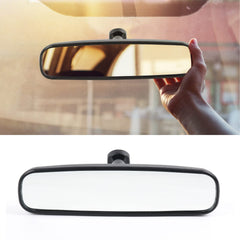 AKSOLONT front view mirror showing full reflective surface and fit benefit