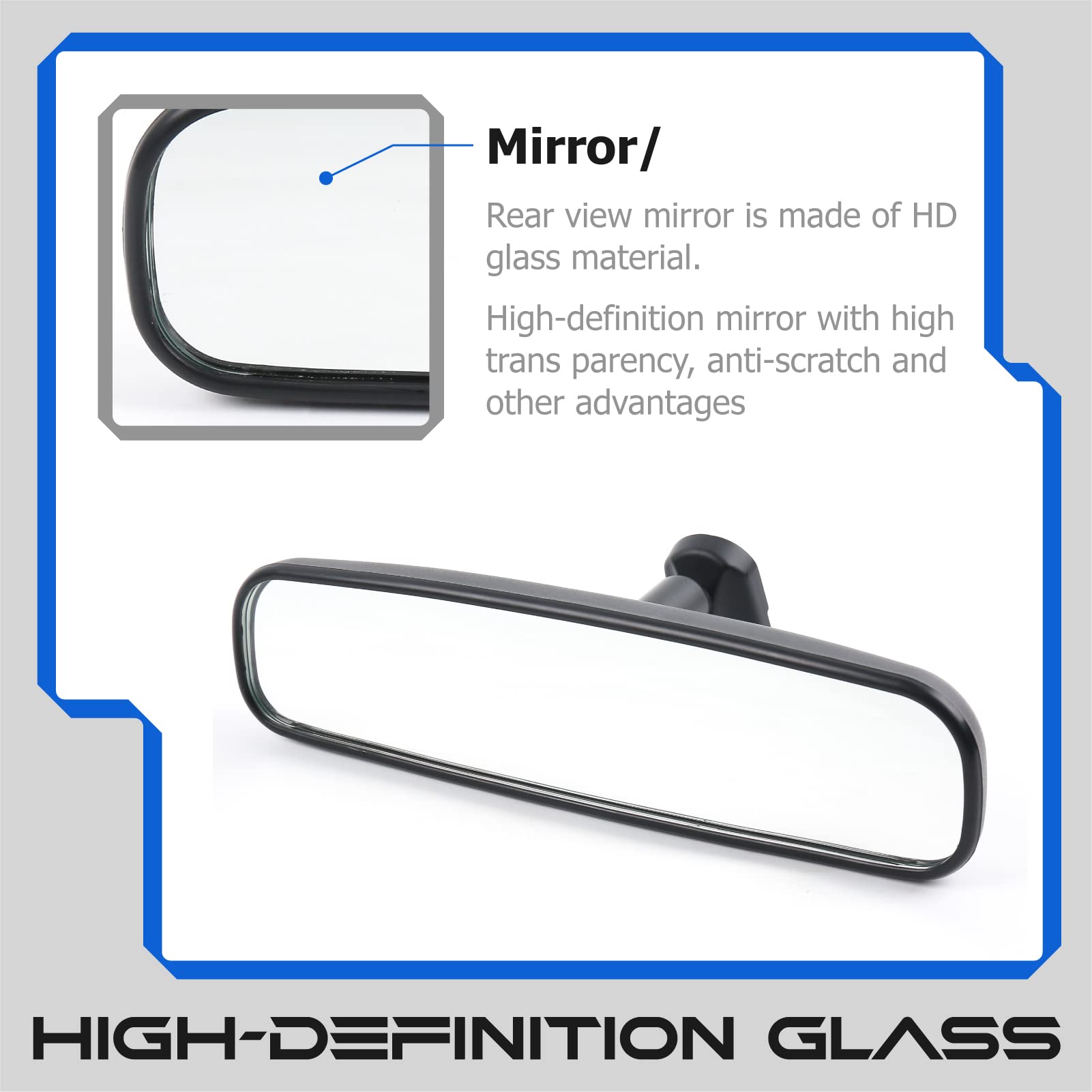 AKSOLONT mirror in driving scene enhancing safer night view benefit
