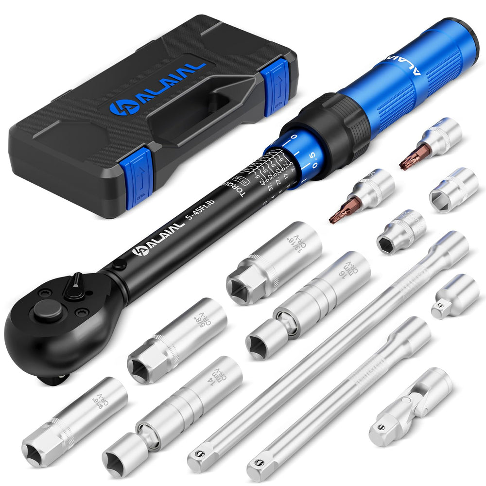ALAIAL front packaging showing full 14-piece spark plug socket kit and convenience