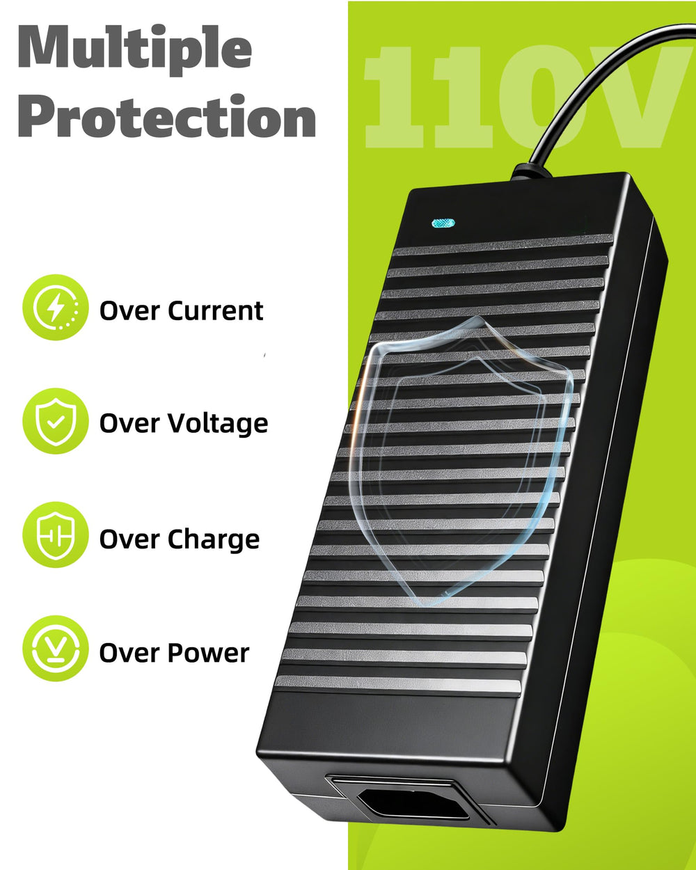 aletbo in use powering a car fridge on counter, enables indoor cooling without a car