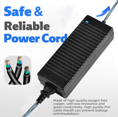 aletbo wall plug and cord demonstrating convenient length for indoor device use