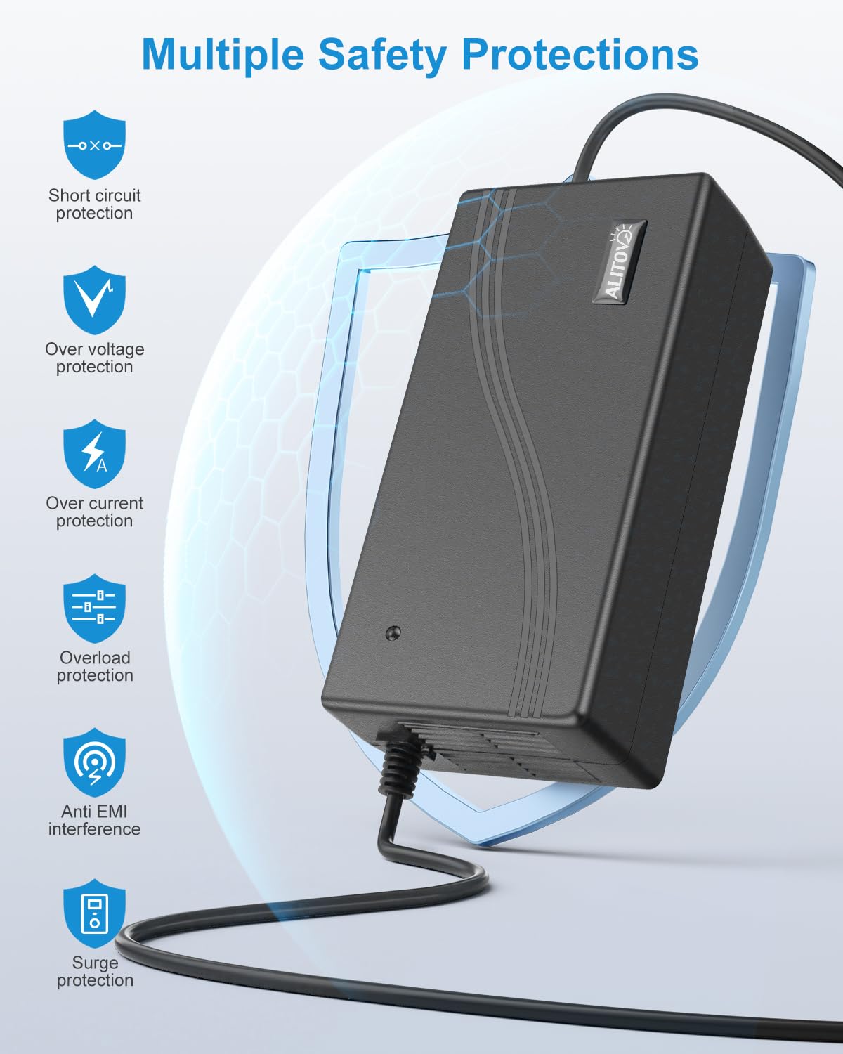 ALITOVE running a portable car refrigerator at home, keeps food cold reliably
