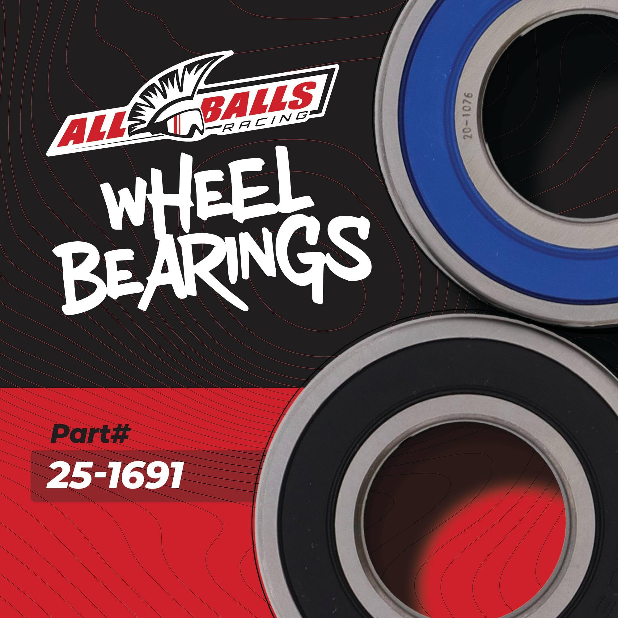 All Balls bearing installed on Harley hub showing improved fit and quieter operation