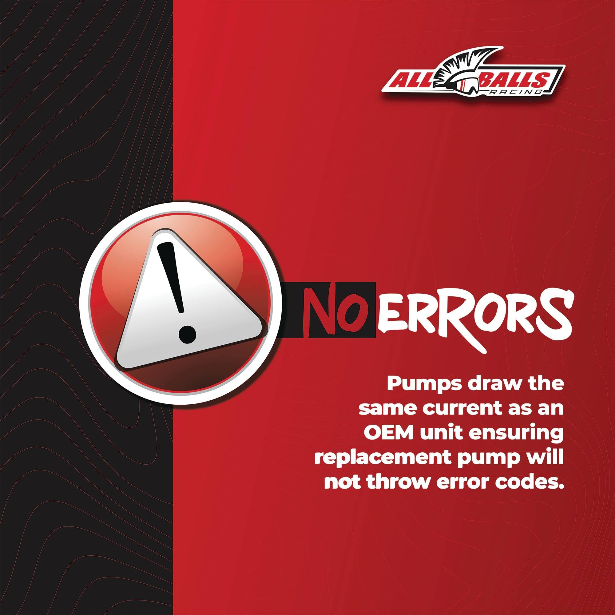 All Balls Racing pump housing close-up highlighting durable construction and longevity