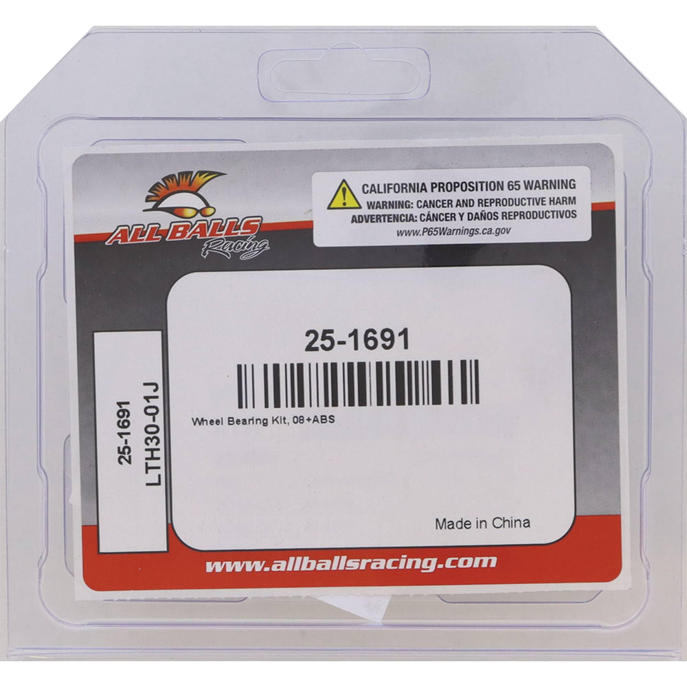 All Balls seal detail with stamped numbers showing durable seal design to keep grease in