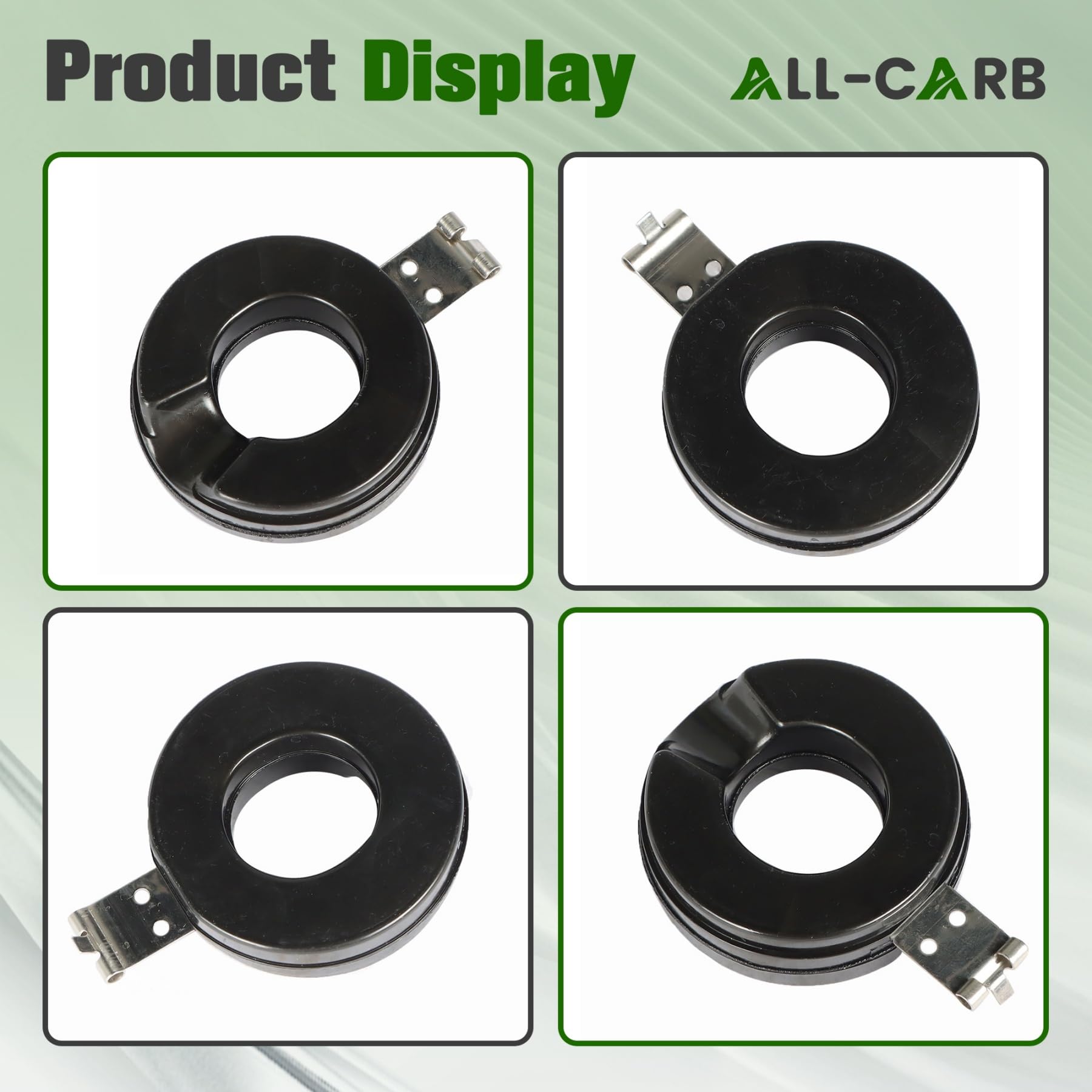 ALL-CARB size comparison beside ruler showing compact parts and correct fitment