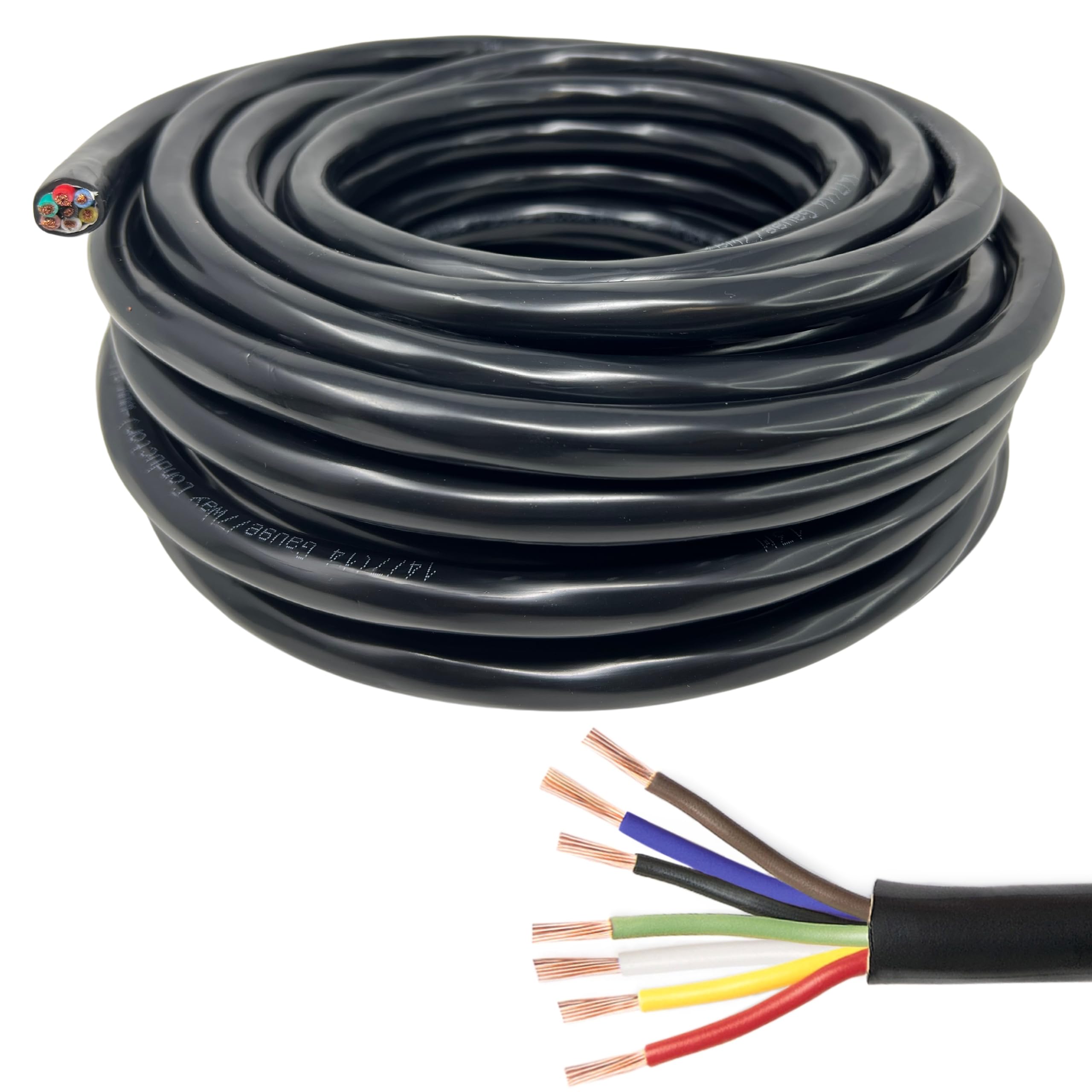 All Star Truck Parts front of 50ft roll showing brand and length, durable storage benefit
