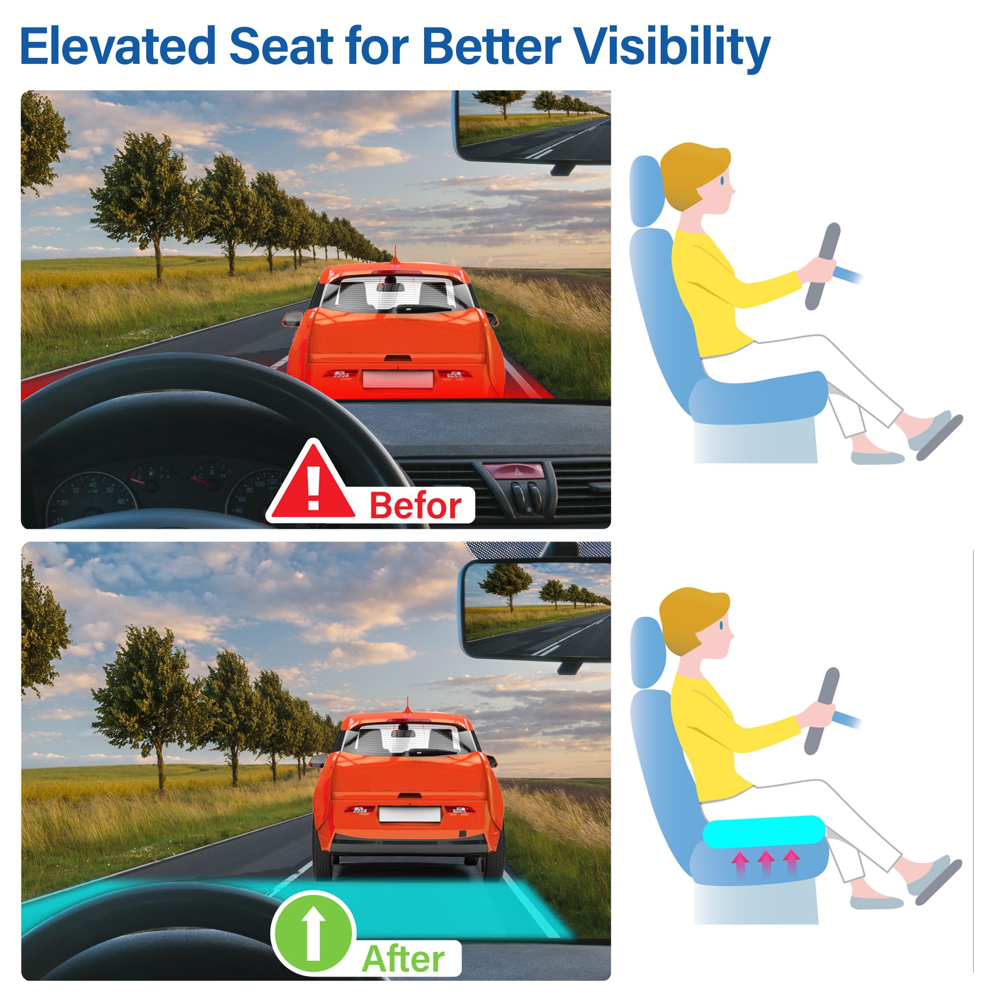 Allaboutsla breathable 4D mesh cover for cooler extended sitting