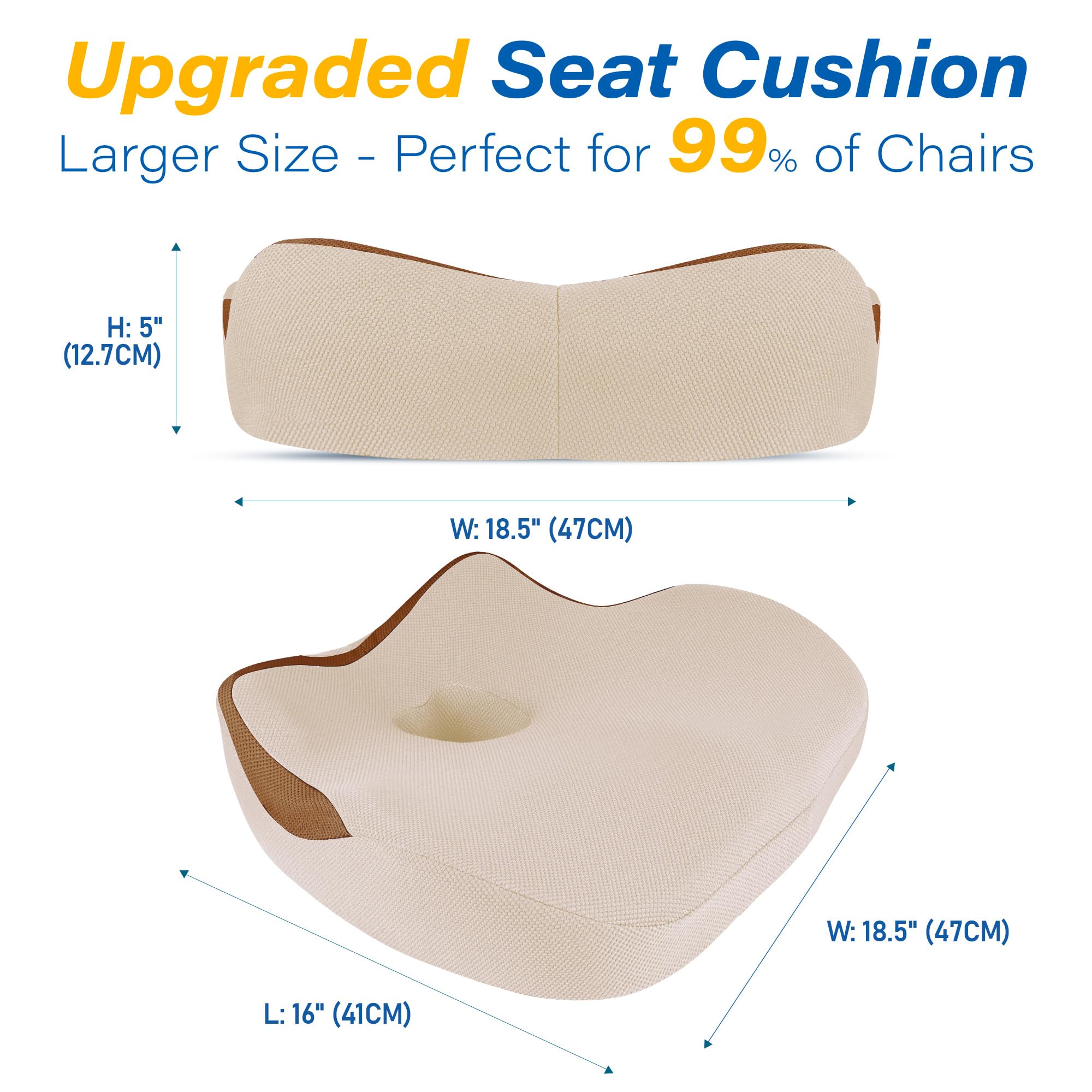 Allaboutsla used on an office chair for improved sitting comfort
