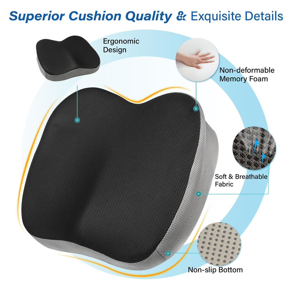 Allaboutsla cushion next to ruler for clear size and scale comparison