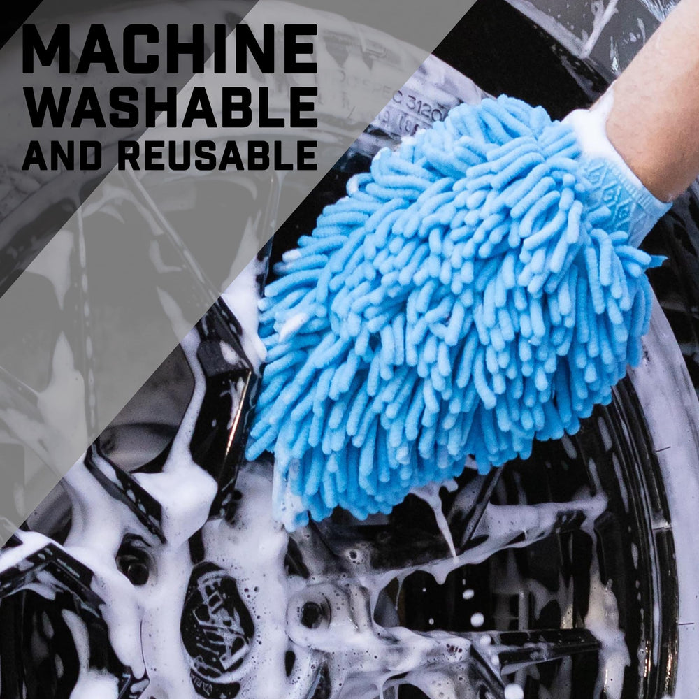 AllGuard mitt dusting dashboard interior, reduces dust and protects trim