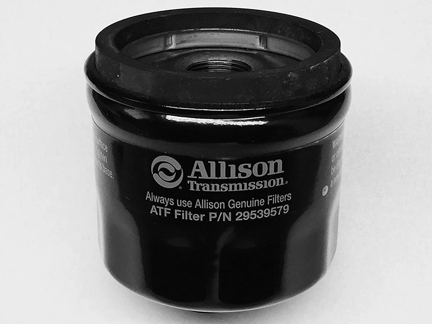 Allison filter close-up of threads and seal ensuring leak-free installation