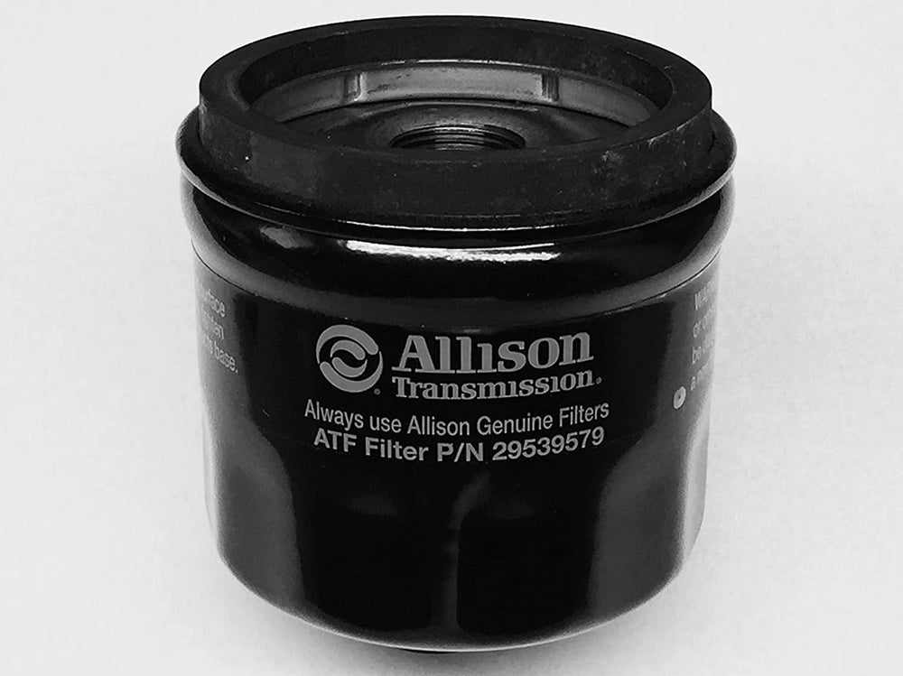 Allison filter close-up of threads and seal ensuring leak-free installation