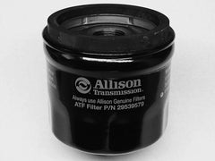 Allison filter close-up of threads and seal ensuring leak-free installation