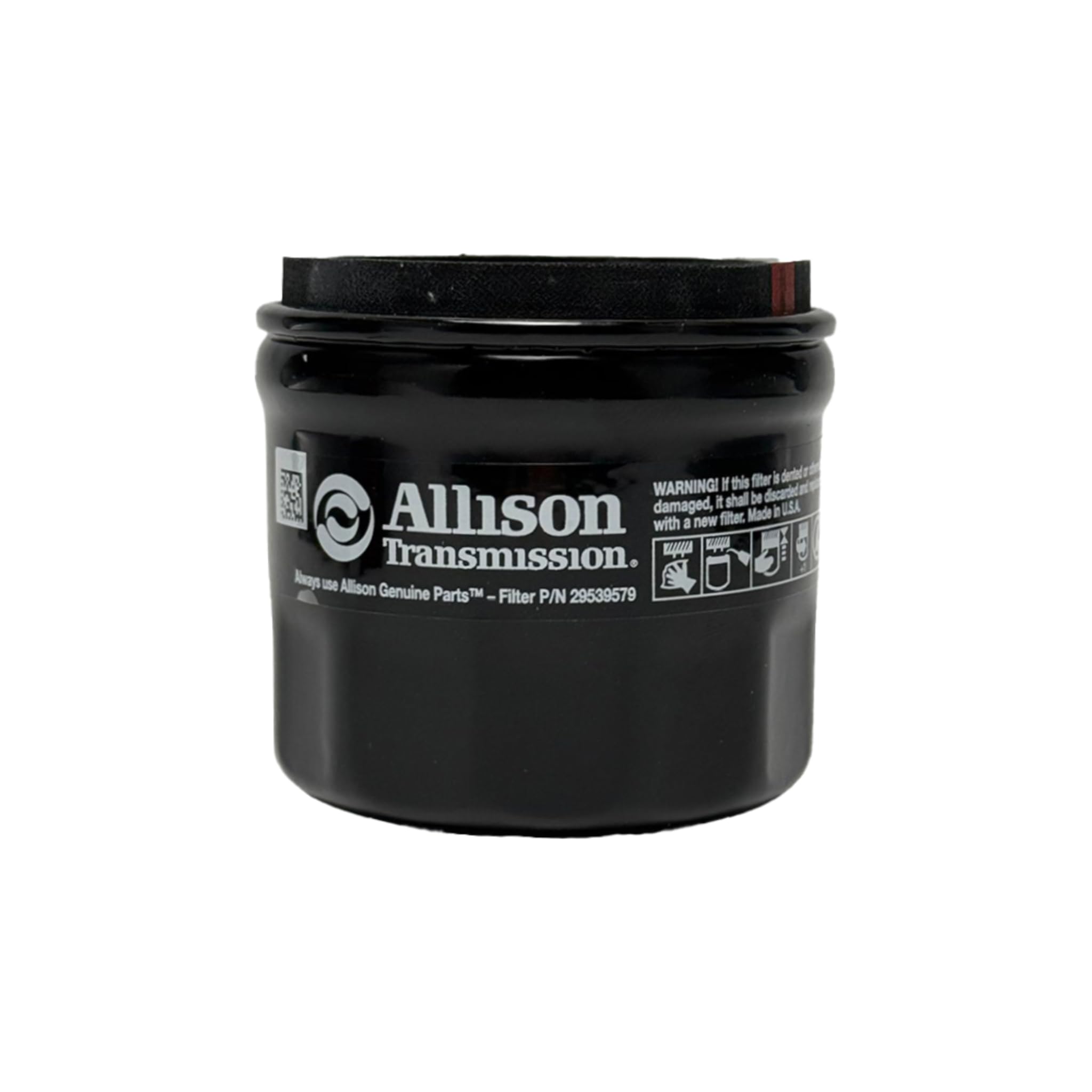 Allison close-up of filter threads and seal ensuring leak-resistant installation