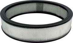 Allstar Performance front view of paper air filter showing pleats and improved airflow