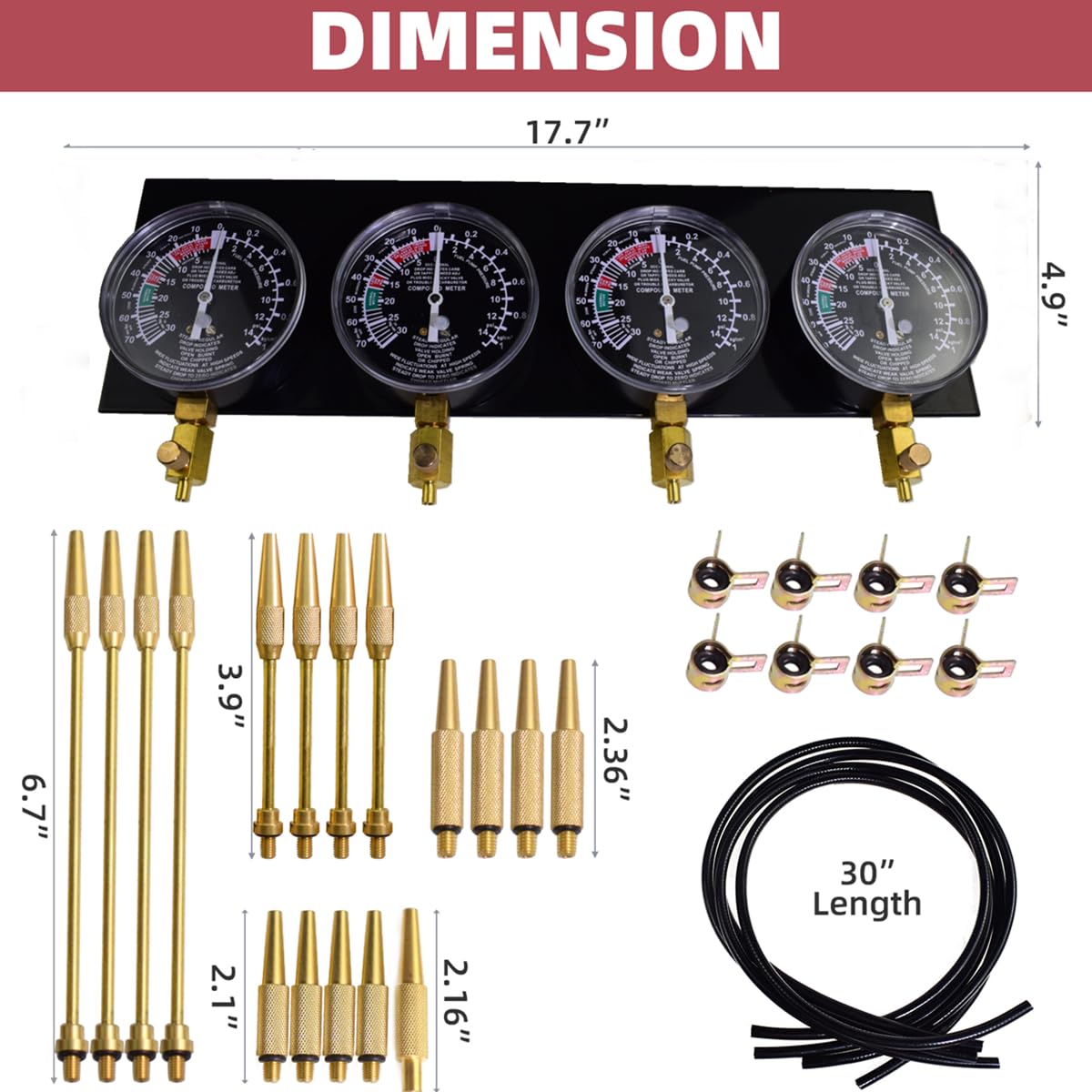 Alltooetools gauge closeup showing readable dial and calibration control