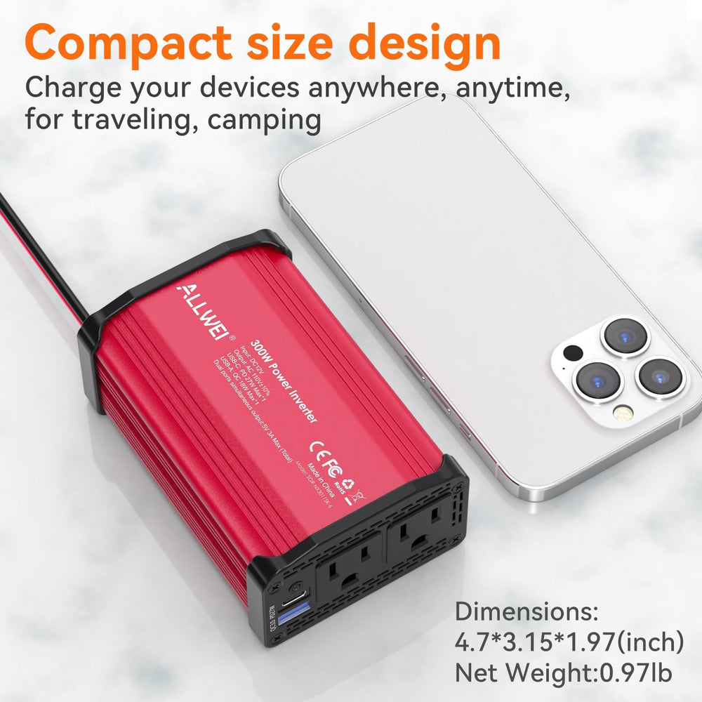 ALLWEI powering devices in backseat for convenient on-the-road charging