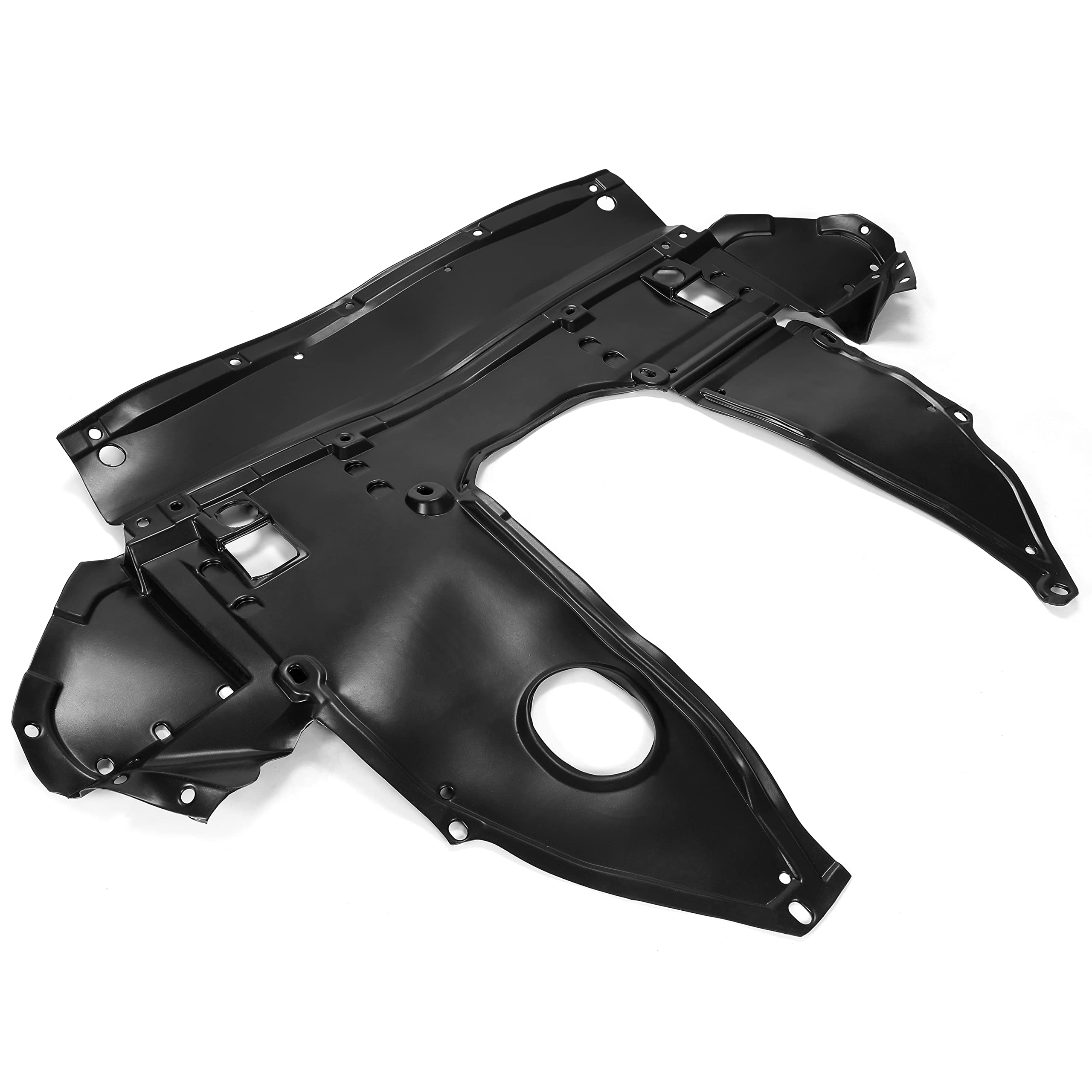 ALMULOO installed under a Maxima protecting the engine bay