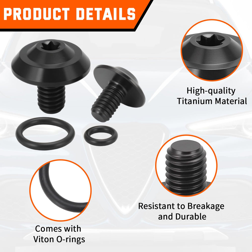 Alpha Rider side-by-side steel versus titanium screws, reduced corrosion risk