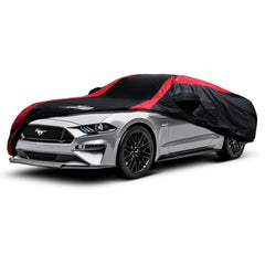 AltoCover front view showing full Mustang coverage and fit protection