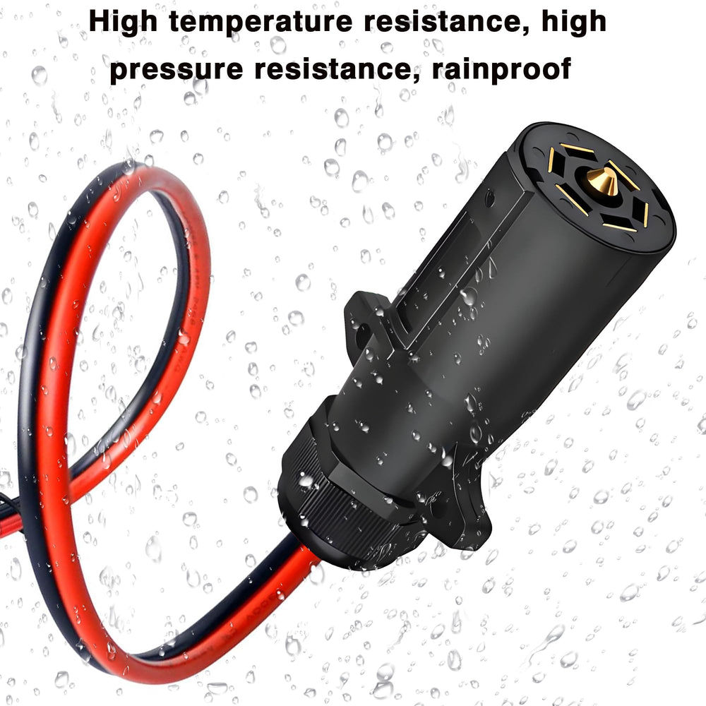 AMAKE adapter beside a ruler showing 2 ft length for tidy cable routing and easy storage