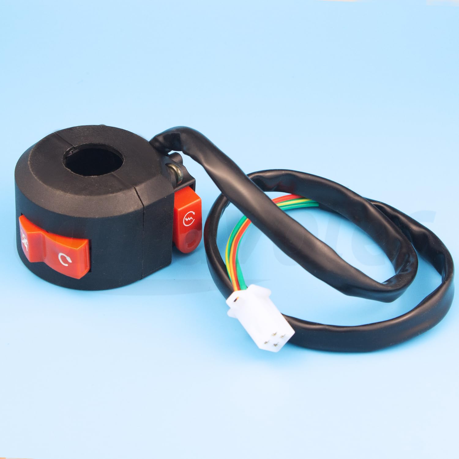 amavoler detailed toggle and markings close-up for clear on/off recognition