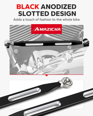 Amazicha closeup of CNC aluminum body showing black anodized finish and durability