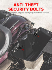 Amazicha close-up of screw head grooves providing anti-rotation security