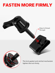 Amazicha nut clip and spacer showing sturdy metal construction and fit
