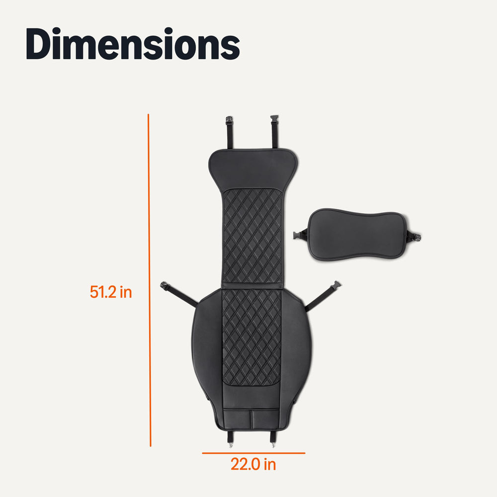 Amazon Basics lifestyle image with kids and pet showing protective coverage