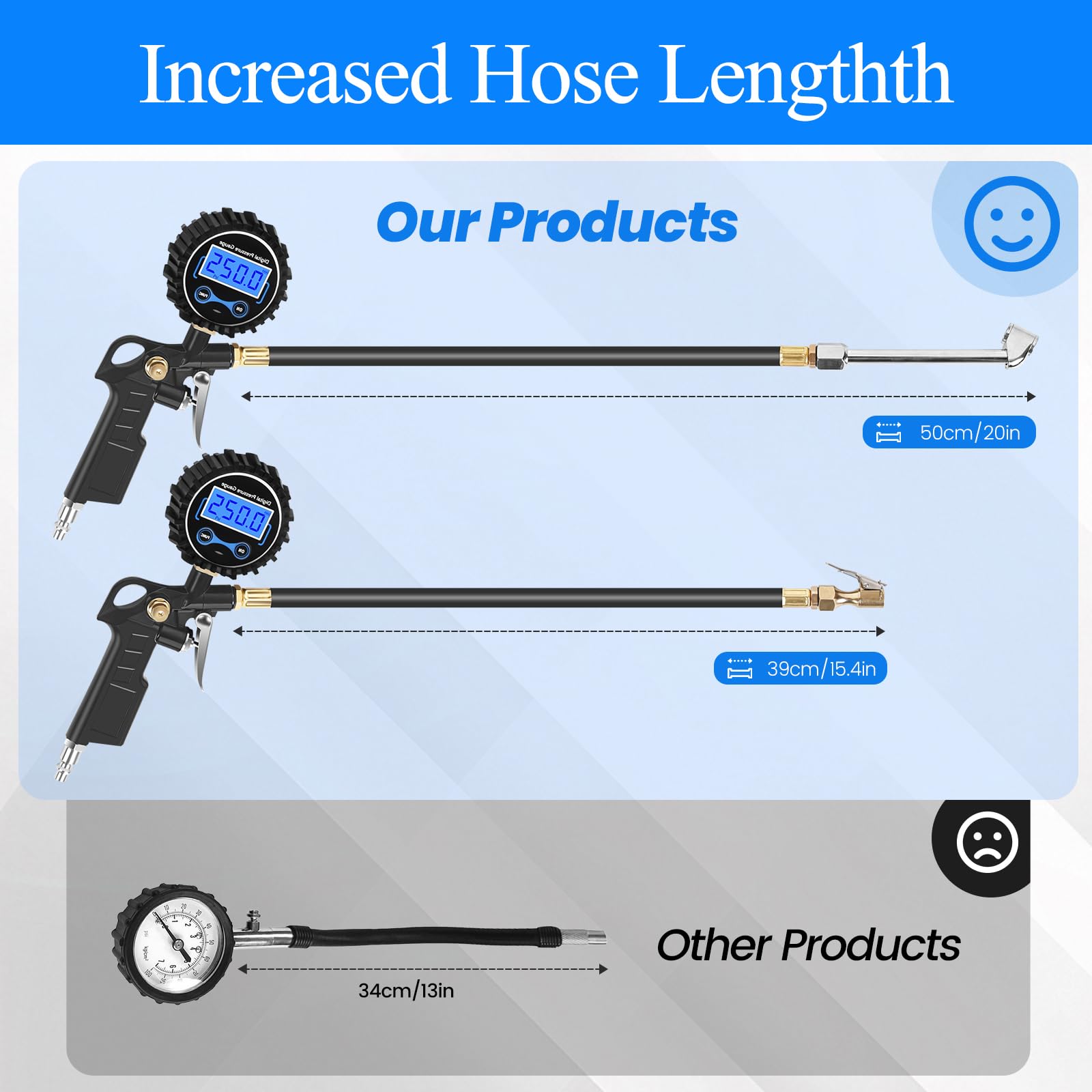 AmazStove long thick rubber hose detail showing durable flexible construction