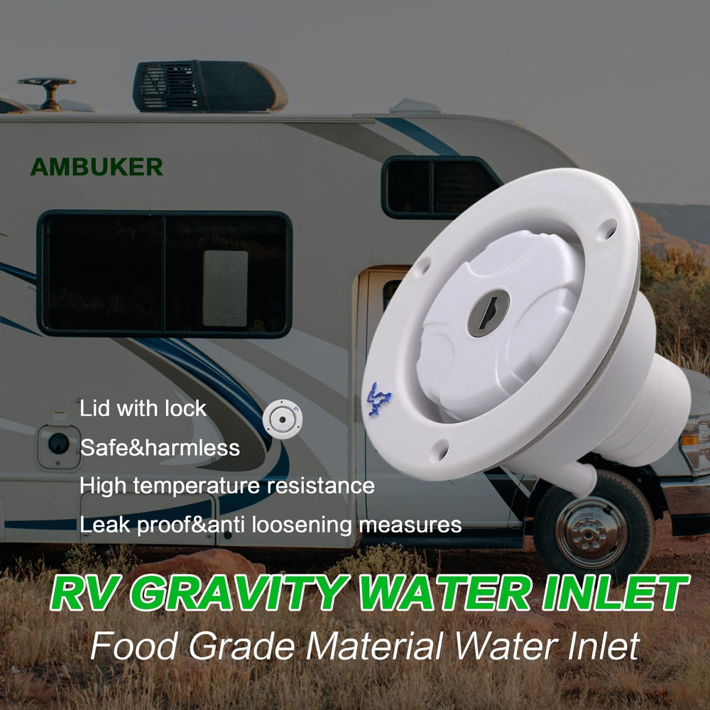 Ambuker installed on RV exterior demonstrating practical on-vehicle use