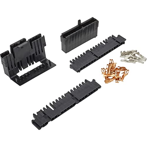American Autowire close-up of connectors and terminals for precise crimps