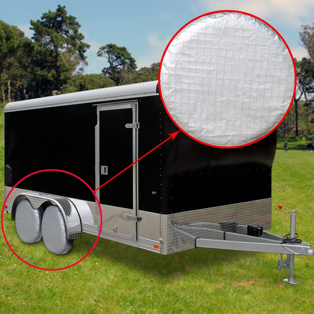 AmFor close-up of reflective aluminum layer reducing heat buildup