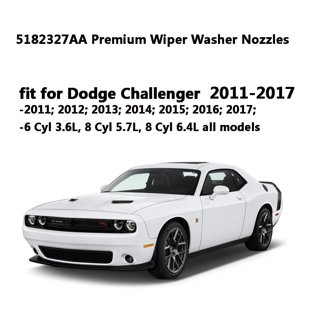 AMFRNE installed on hood spraying, restores even windshield cleaning