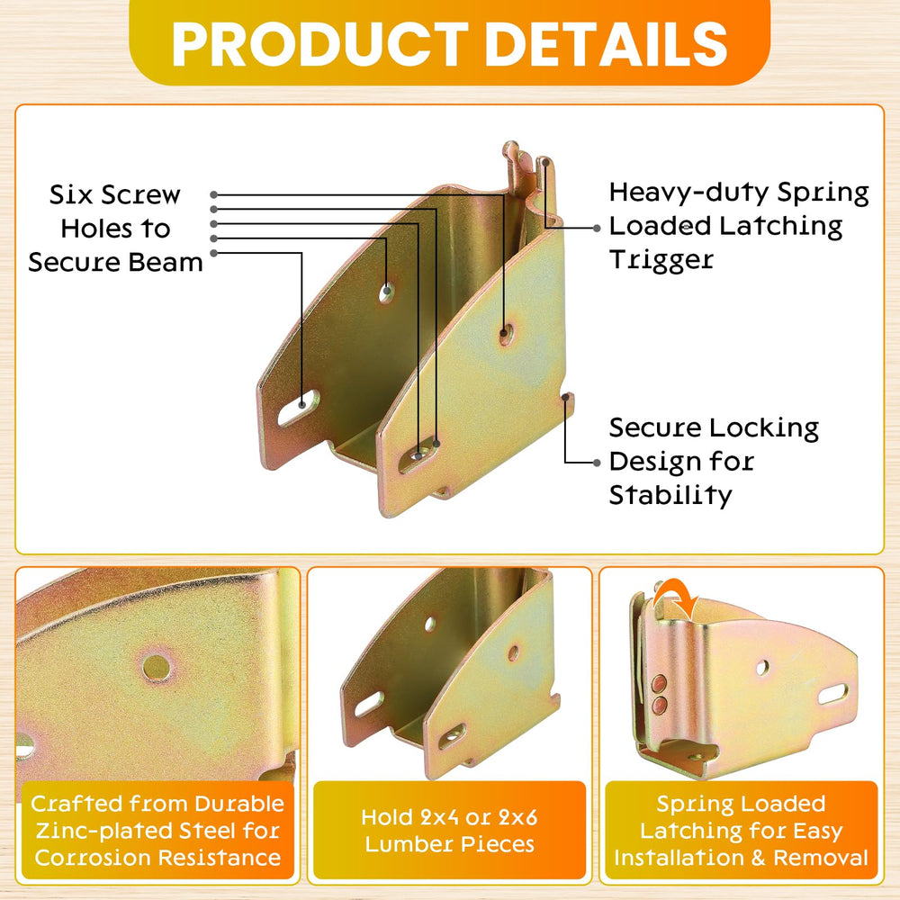 AMGSH socket holding a 2x4 board demonstrating quick installation benefit