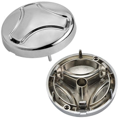 AMI PARTS front view of two washplate caps showing secure fit and peace of mind