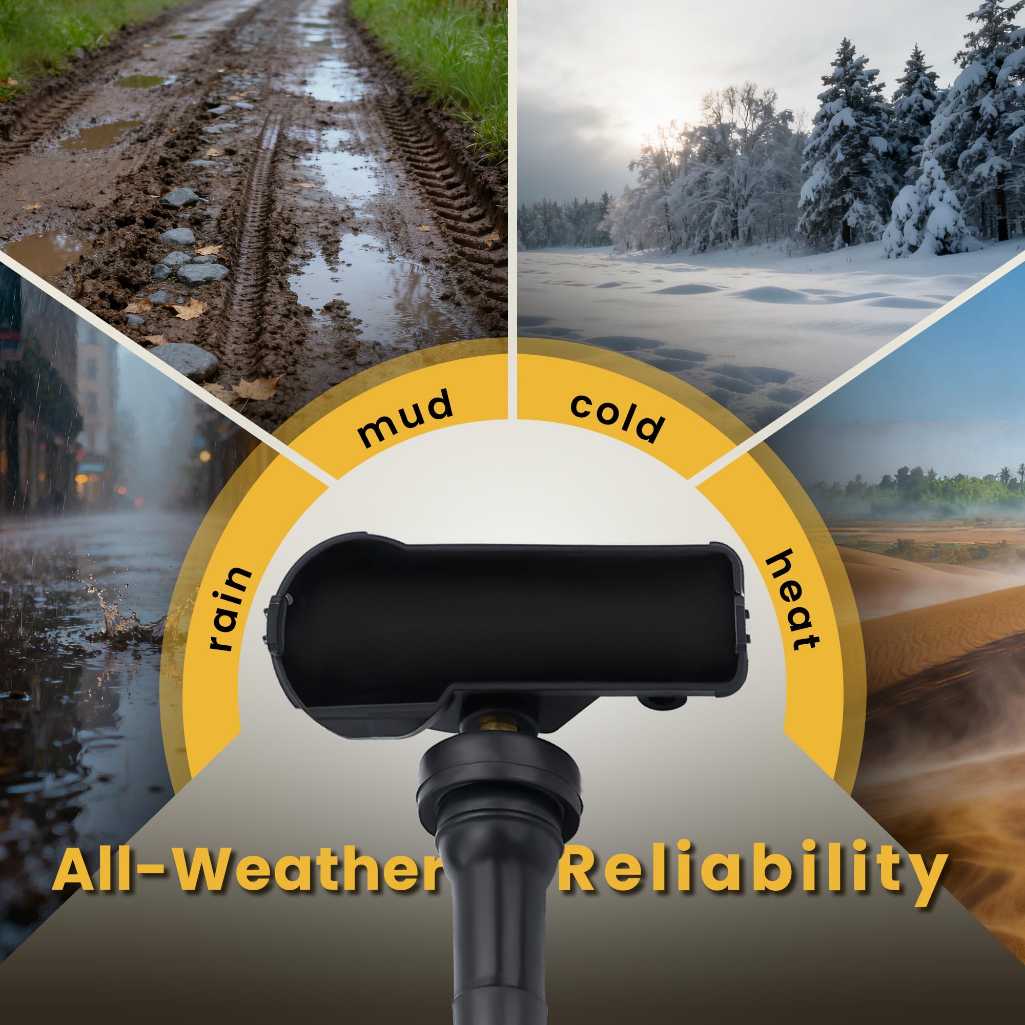 AMICAREP laid-out package contents showing sensors and seals for quick replacement benefit