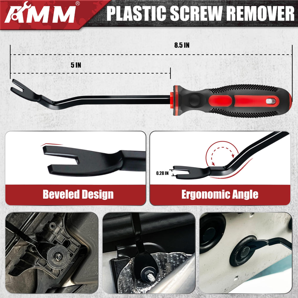 AMM flat shovel and staple remover close-up for prying and pulling staples