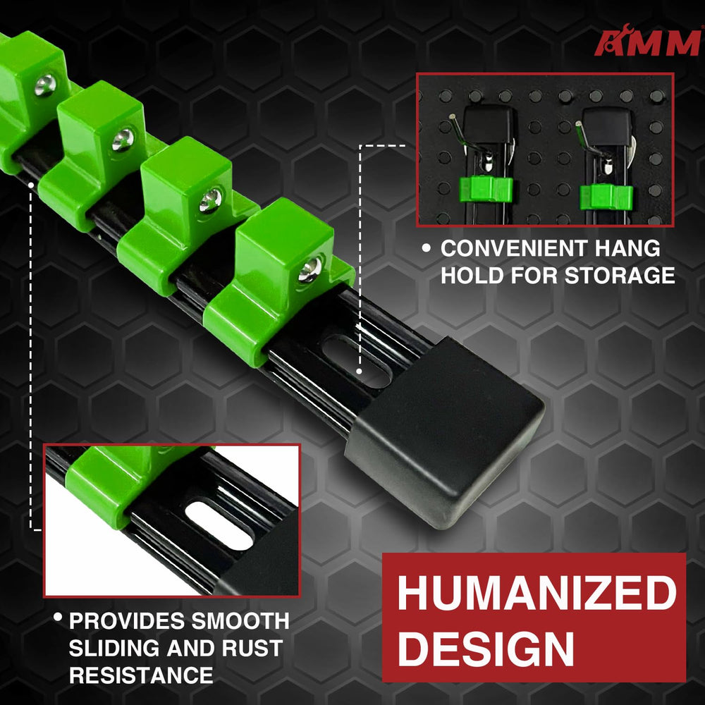 AMM ABS rail surface close-up highlighting durable construction and impact resistance