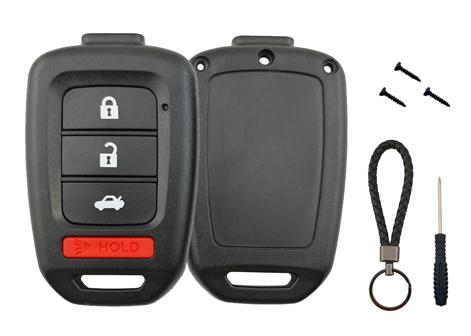 AMNEYER front view key fob shell showing clean replacement and improved appearance