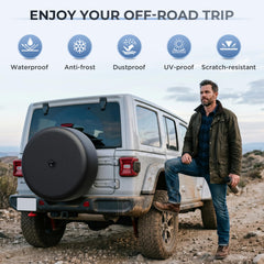 Amooca side profile mounted on Jeep Wrangler JL showing secure fit and full coverage