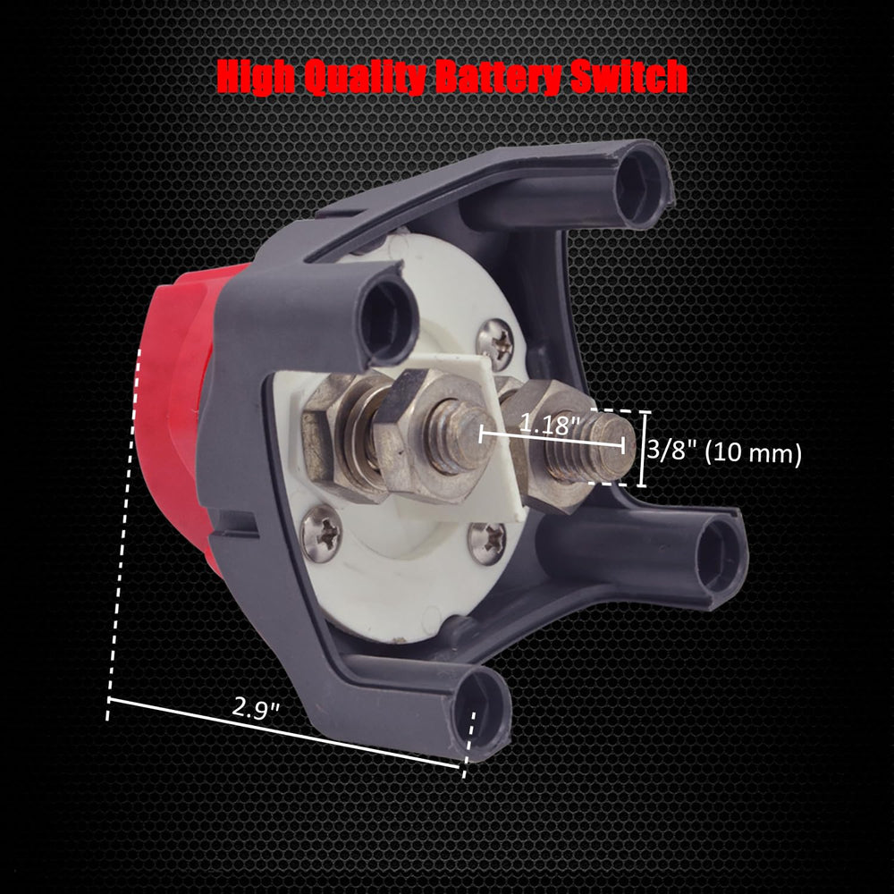 Ampper complete kit with lugs bolts wrench and heat shrink for quick installation