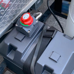 Ampper mounted in an RV engine compartment demonstrating secure installation and protection