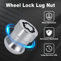 AMZAUTO key adapter and hex head displayed for easy fit verification