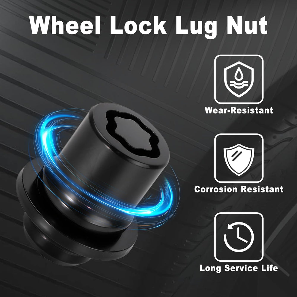 AMZAUTO spline key with hex end displaying easy wrench compatibility and fast removal
