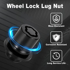 AMZAUTO spline key with hex end displaying easy wrench compatibility and fast removal