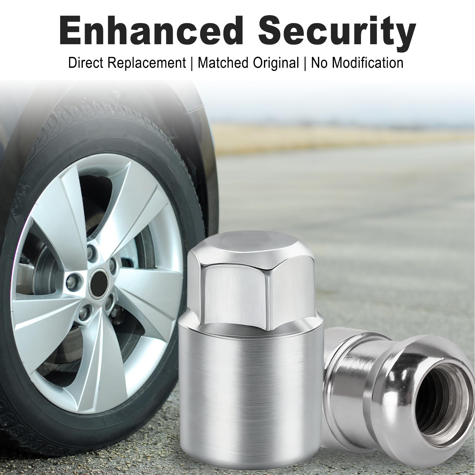 AMZAUTO side profile showing triple-layer chrome finish for corrosion protection