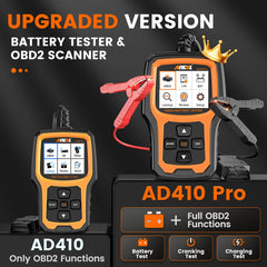ANCEL AD410 PRO displaying live data readings for quick engine insight